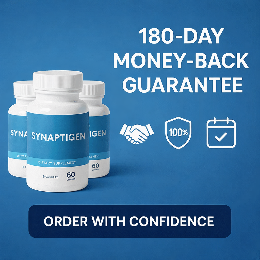 Synaptigen Money Back Guarantee Badge - Try Synaptigen